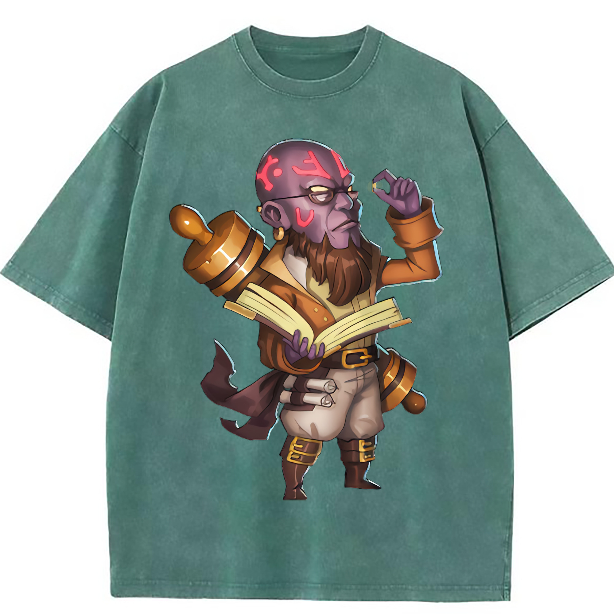 （画像用） リーグ・オブ・レジェンド League of Legends LOL 綿100% ヴィンテージ風 半袖Tシャツ（フロントプリント）